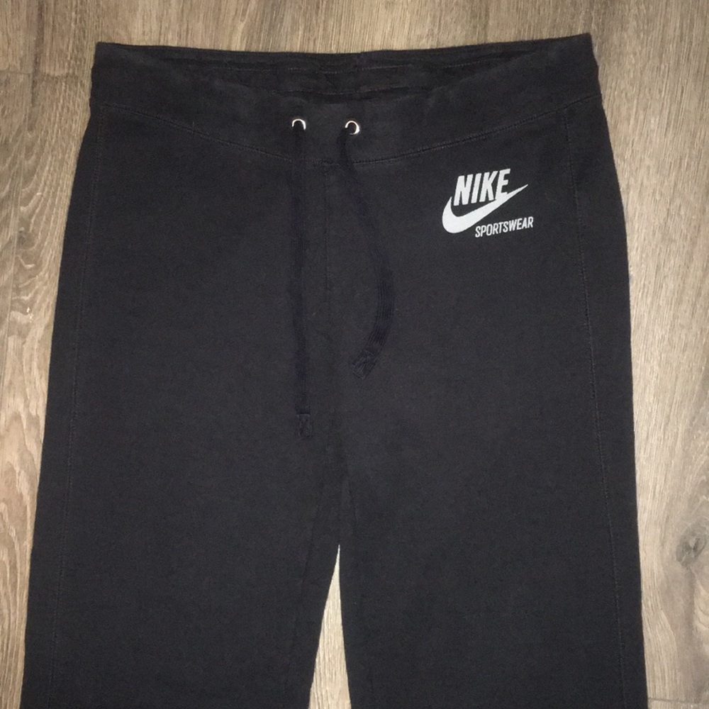 Nike black sports sweat pants